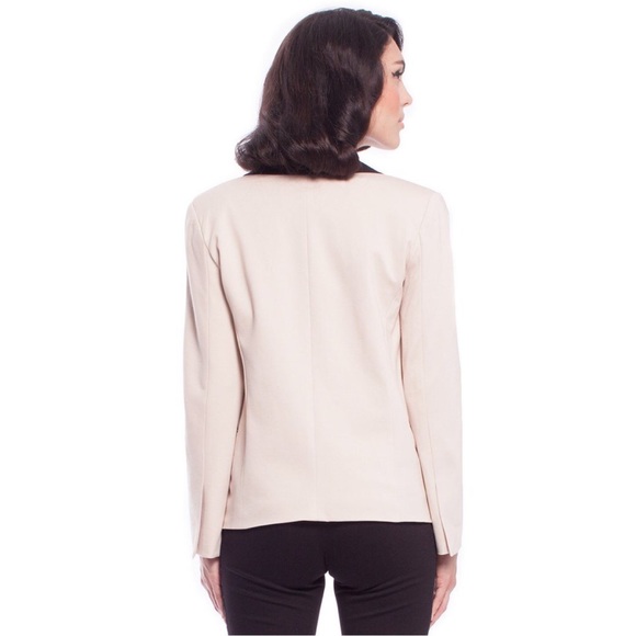 🇨🇦 Dinner Jacket Ponte Blazer Size 4 - Picture 4 of 6